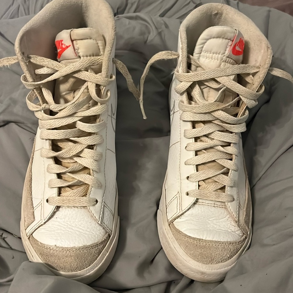 kids nike blazer mid 77’ “triple swoosh” shoes